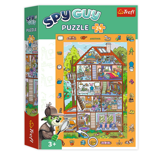 Puzzle d'observation Spy Guy 24 pcs - A la maison