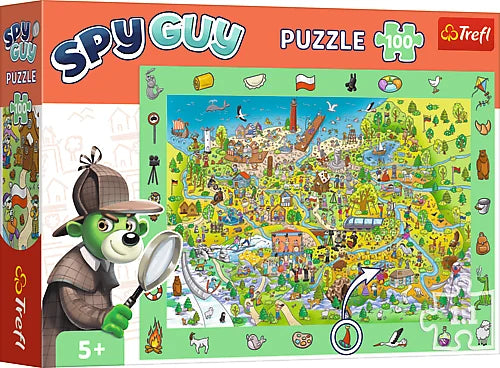 Puzzle d'observation Spy Guy 100 pcs - Pologne