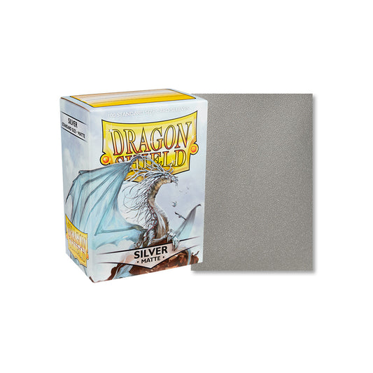 Sleeves Dragon shield - Matte - Silver