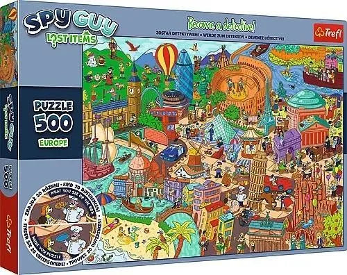 Puzzle d'observation Spy Guy 500 pcs - Europe
