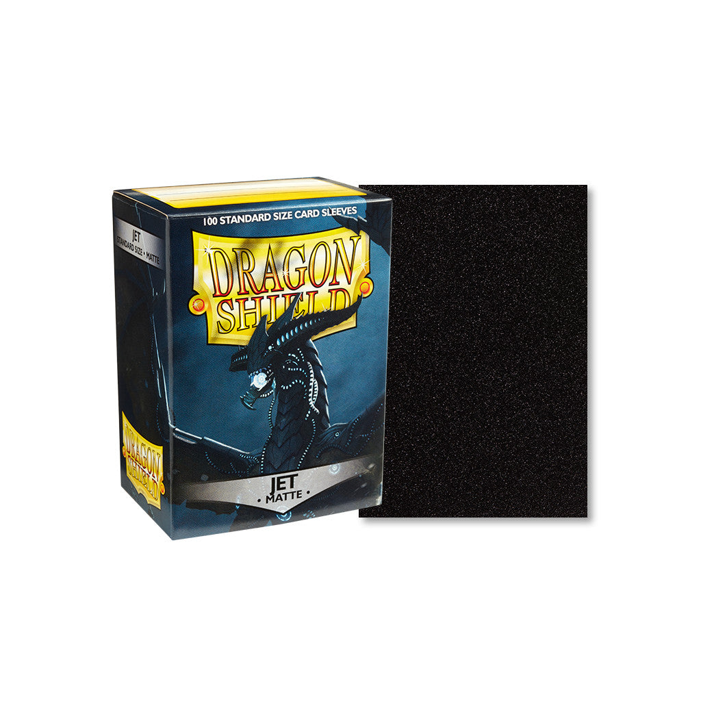 Sleeves Dragon shield - Matte - Jet