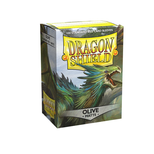 Sleeves Dragon shield - Matte - Olive