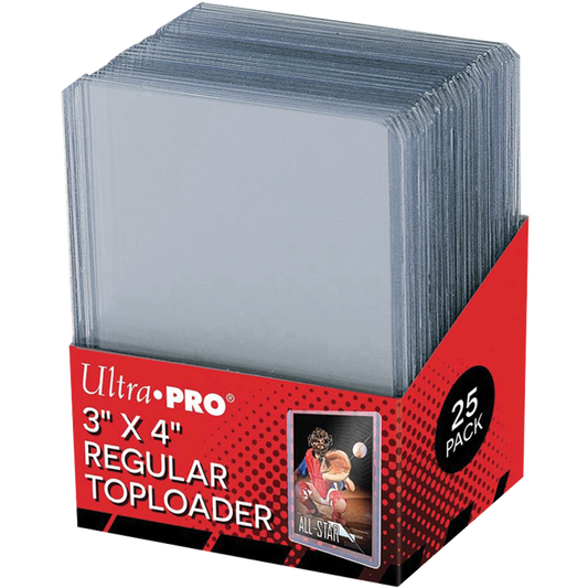 Ultra PRO : 25 Toploader Regular Transparents