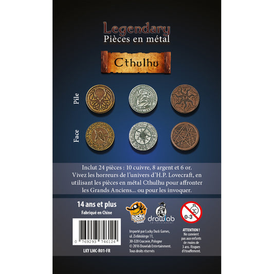 LEGENDARY METAL COINS - Set Cthulhu