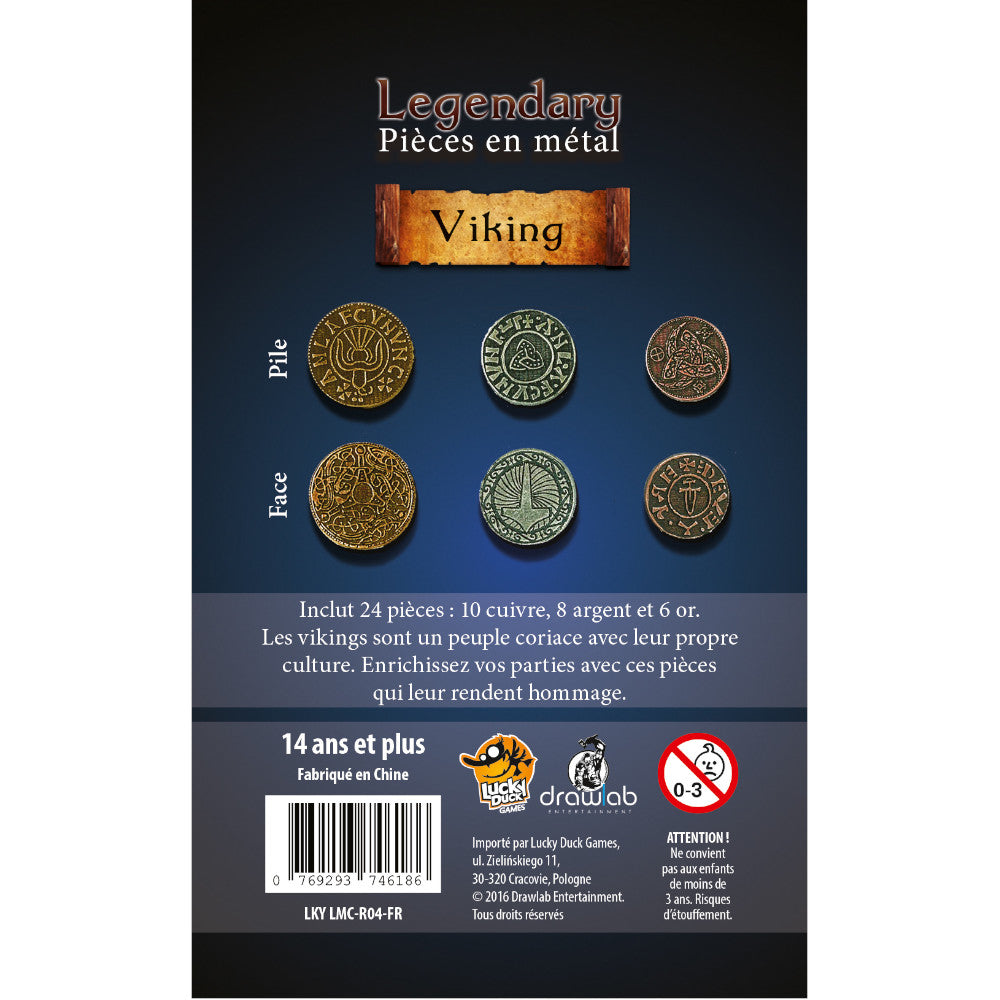 LEGENDARY METAL COINS - Set Viking