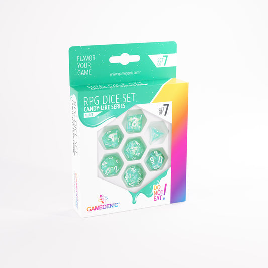 JDR Candy-like Series -Mint- Set de 7 Dés Gamegenic