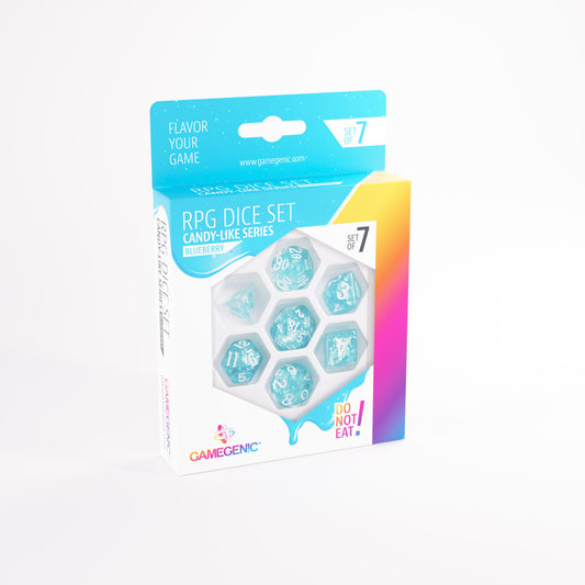 JDR Candy-like Series -Blueberry- Set de 7 Dés Gamegenic