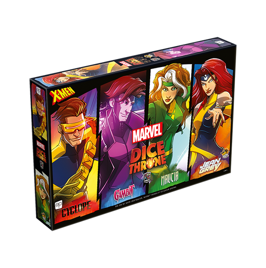 Dice Throne Marvel - Cyclope, Gambit, Malicia, Jean Grey