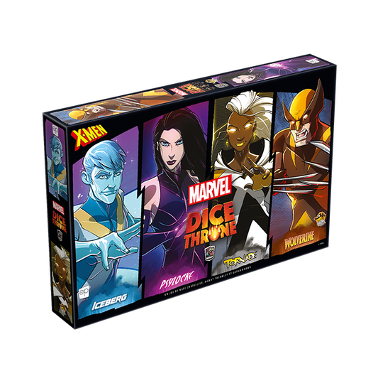 Dice Throne Marvel - Iceberg, Psylocke, Tornade, Wolverine