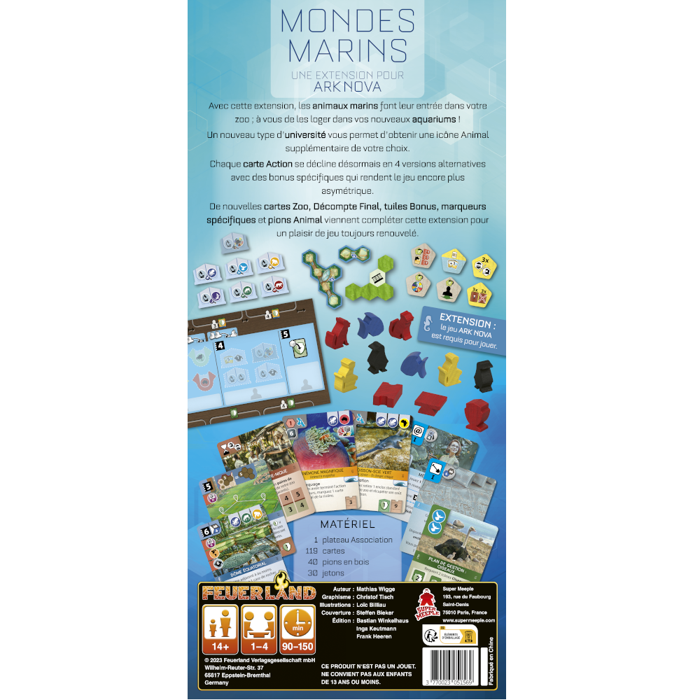 Ark Nova - Extension Mondes Marins