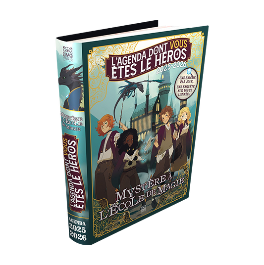 L'AGENDA DONT VOUS ETES LE HEROS 2025/26 - Mystère à l'école de magie