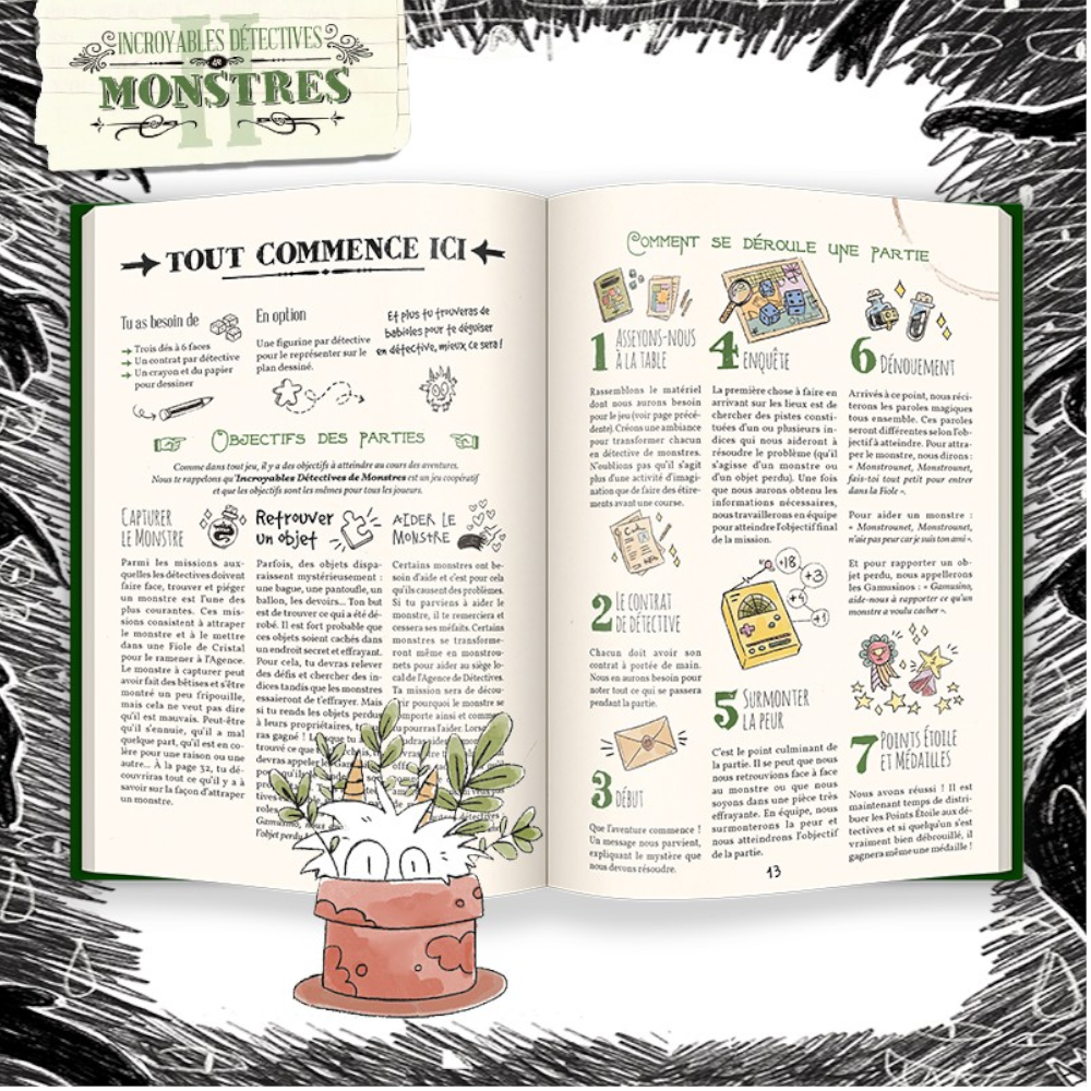 JDR Incroyables Détectives de Monstres - Livre de base