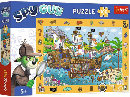 Puzzle d'observation Spy Guy 100 pcs - Navire des pirates