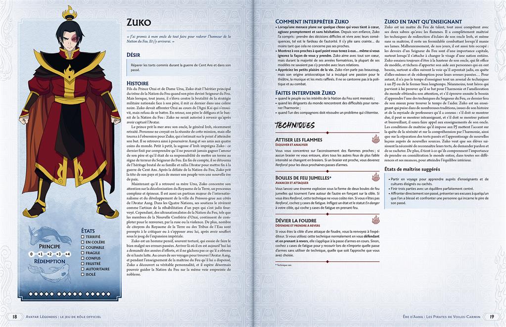 JDR Avatar Légendes - Boîte de démarrage