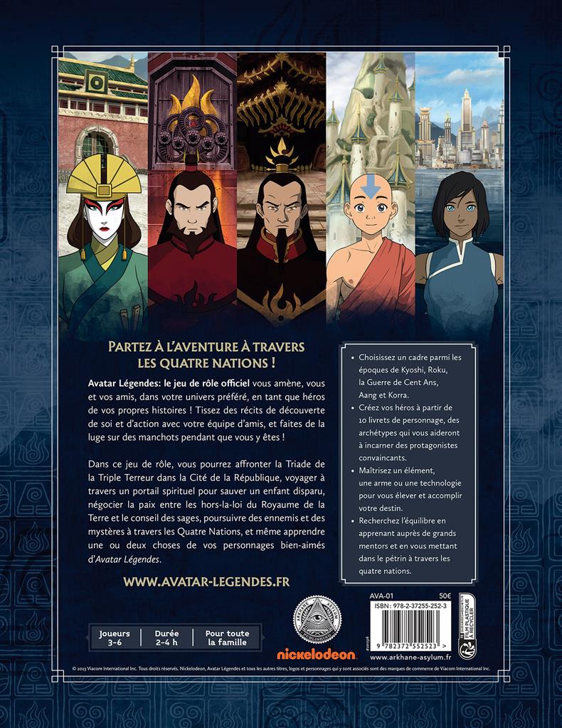 JDR Avatar Légendes - Livre de base