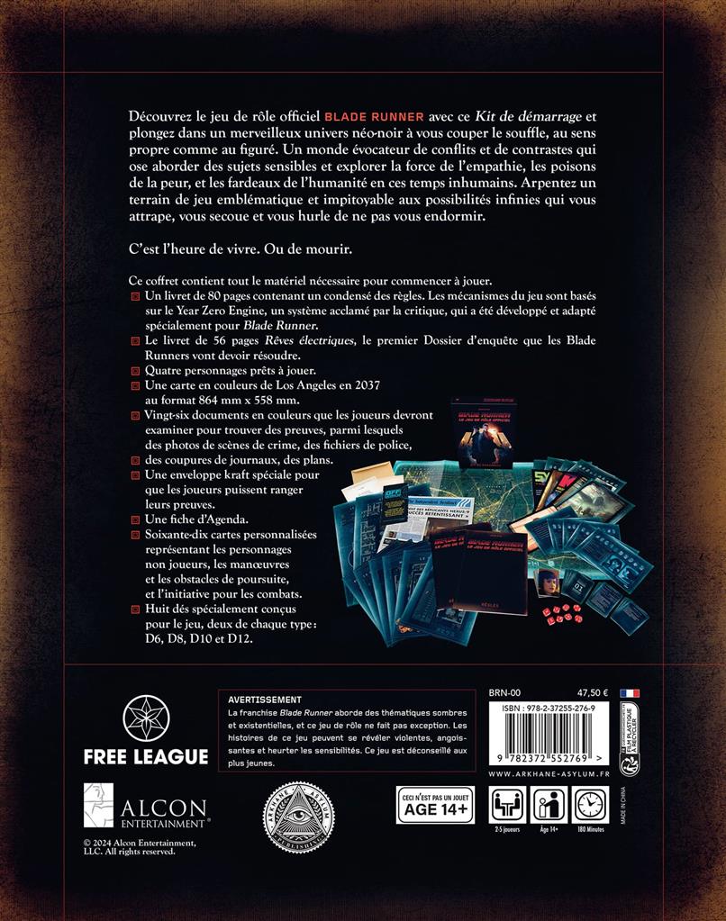 JDR Blade Runner: Kit de Démarrage