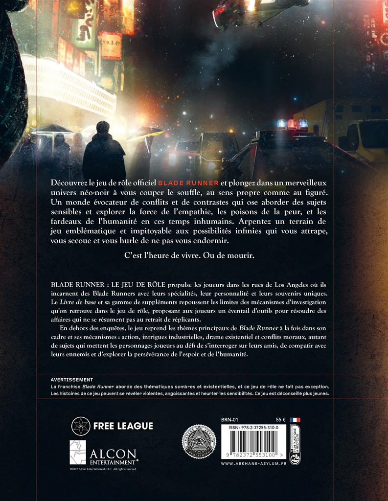 JDR Blade Runner: Livre de base