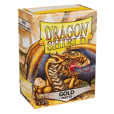 Sleeves Dragon shield - Matte - Gold