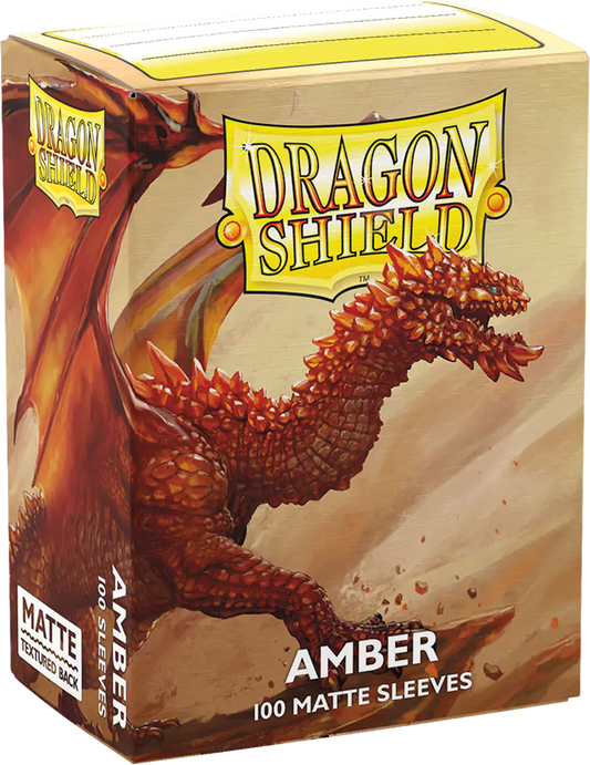 Sleeves Dragon shield - Matte - Amber