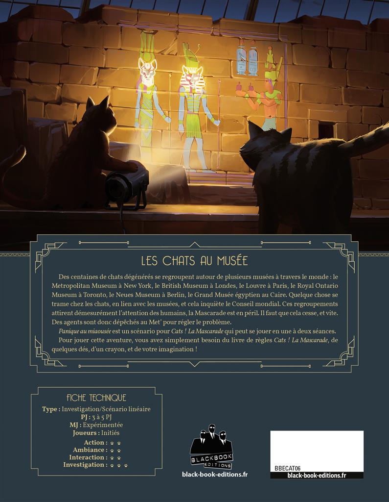 JDR Cats! la Mascarade - Panique au Miaousée