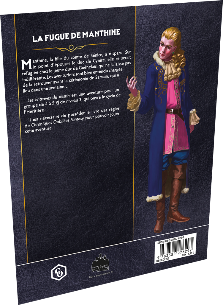 JDR COF 2 - Les Entraves du destin - Chroniques oubliées fantasy
