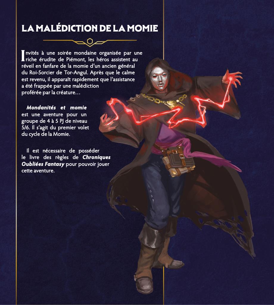 JDR COF 2 - Mondanités et Momies - Chroniques oubliées fantasy