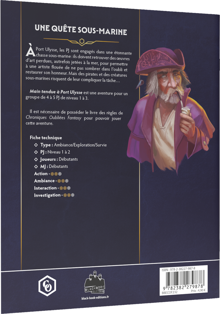 JDR COF 2 - Main Tendue à Port-Ulysse - Chroniques oubliées fantasy