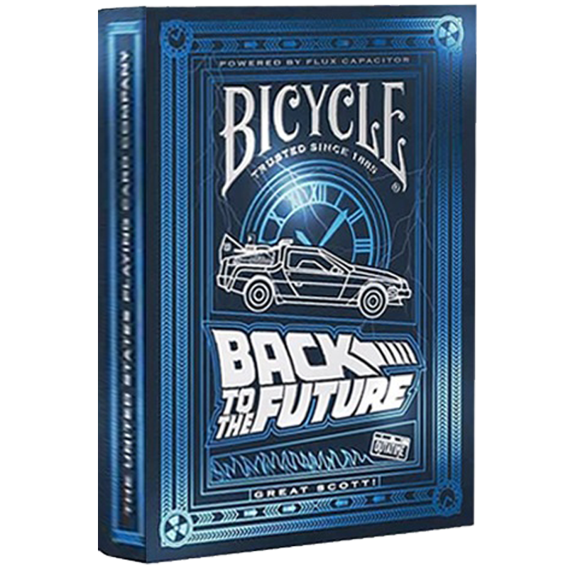 Cartes Bicycle - Retour vers le Futur