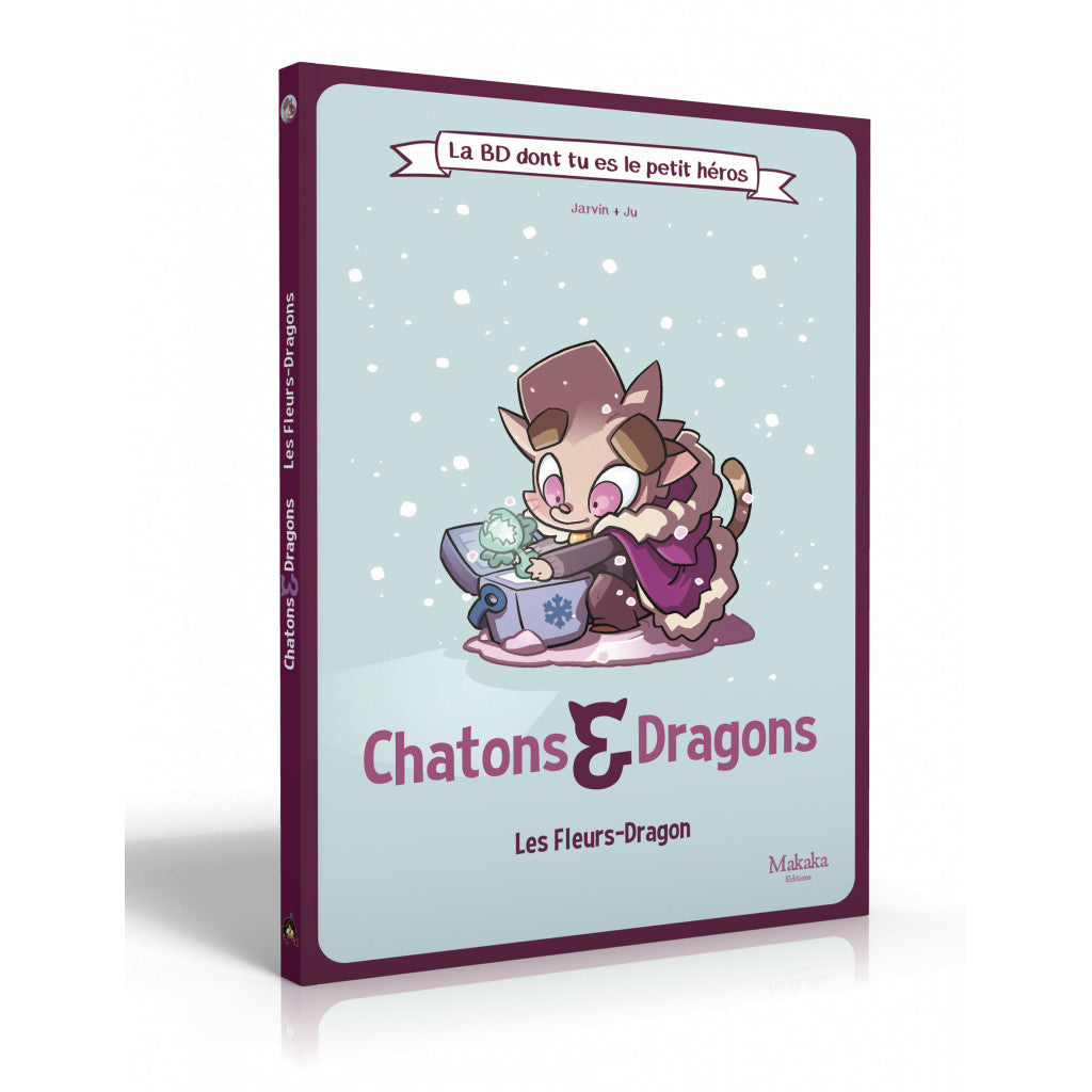 Livre Jeu - Bd dont tu es le petit héros Chatons & Dragons - Les Fleurs-Dragons