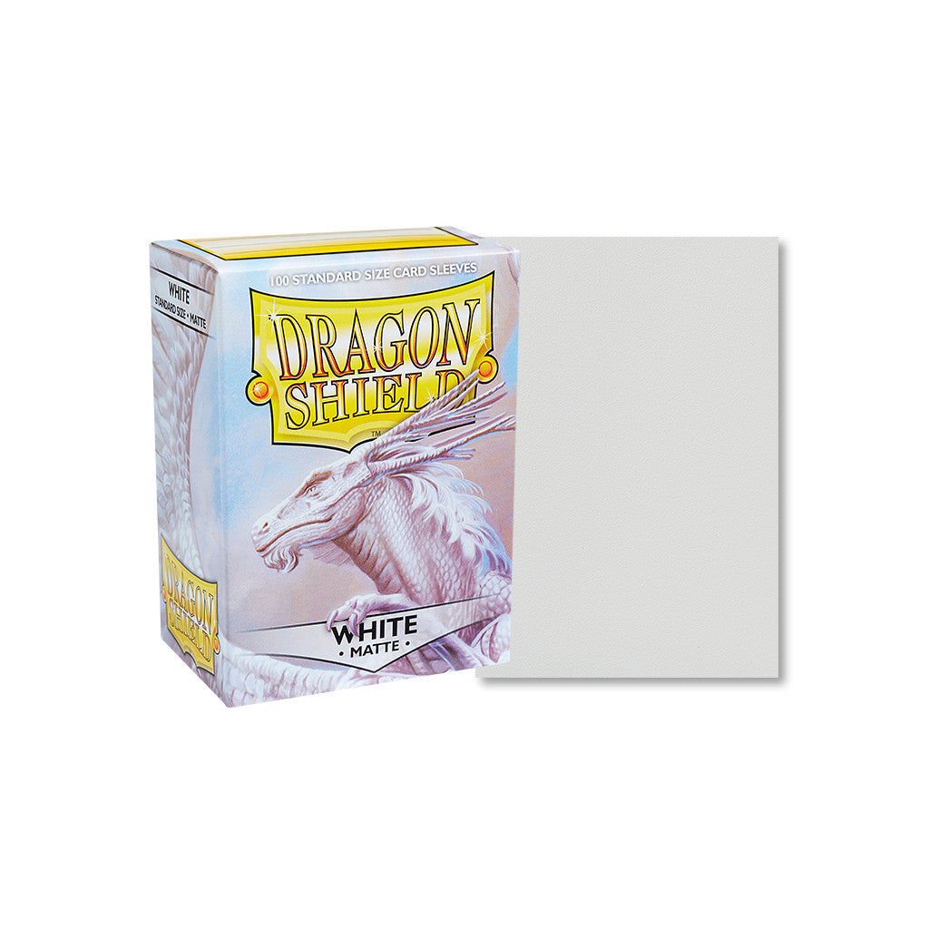 Sleeves Dragon shield - Matte - White
