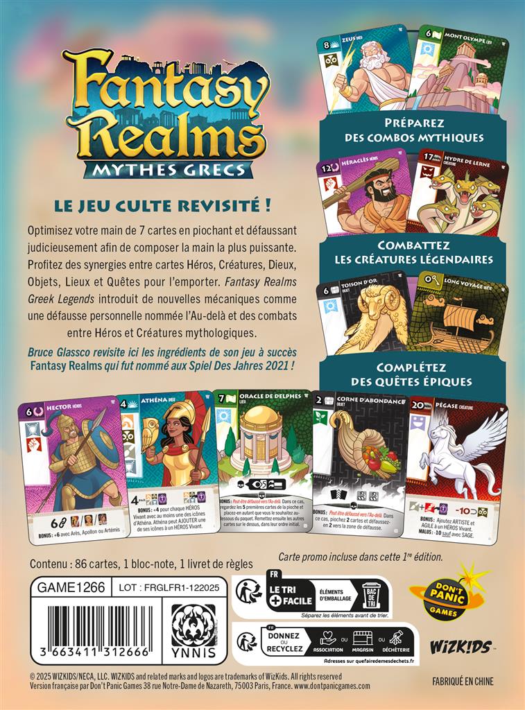 Fantasy Realms : Mythes Grecs