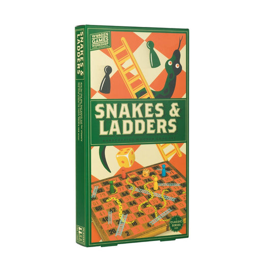 Jeu en Bois Vintage - Snakes & Ladder