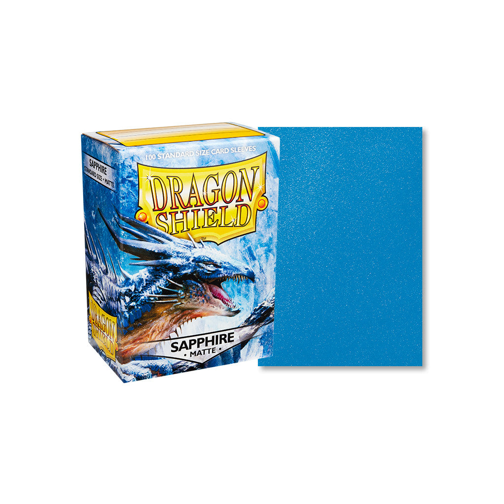 Sleeves Dragon shield - Matte - Saphir