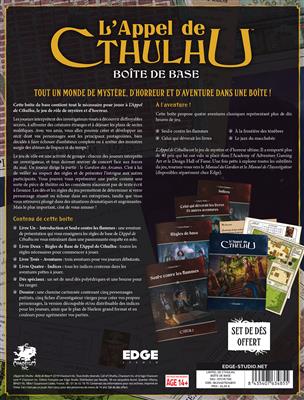 JDR L'Appel de Cthulhu - Boite de base