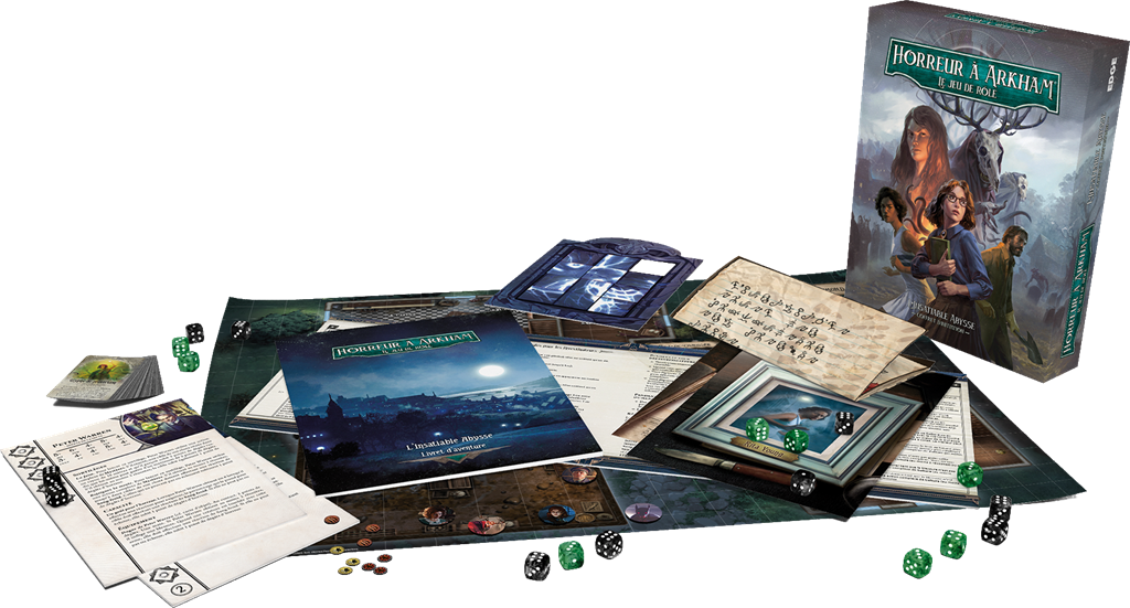 JDR Horreur à Arkham - L'Insatiable Abysse - Coffret
