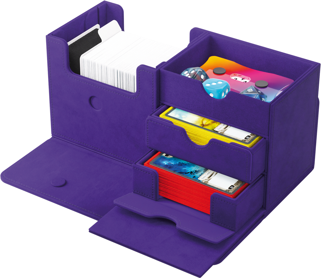 GG : Deck Box The Academic 133+ XL Purple/Purple Gamegenic