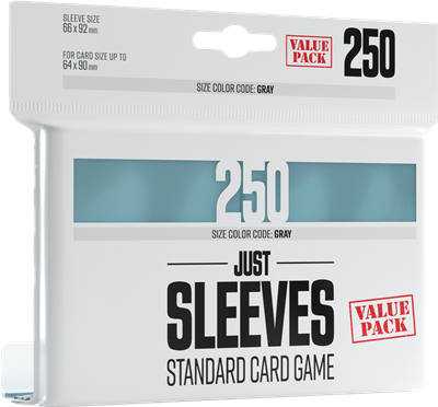250 just sleeves - VALUE PACK CLEAR