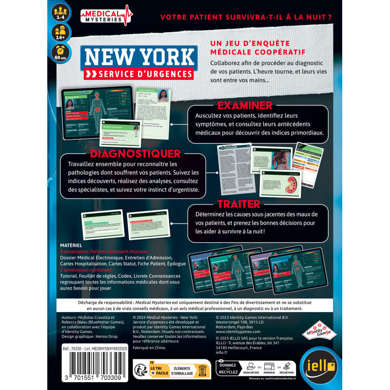 Medical Mysteries : New York Service d'urgences