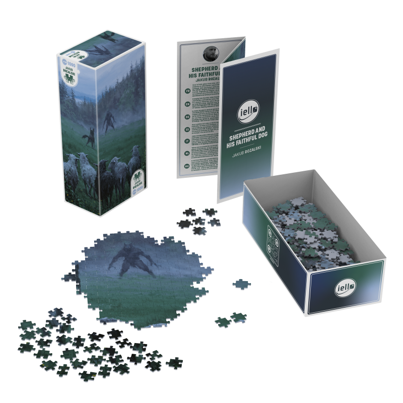 Puzzle SIGNATURE - 1000p : Jakub Rozalski - Moutons