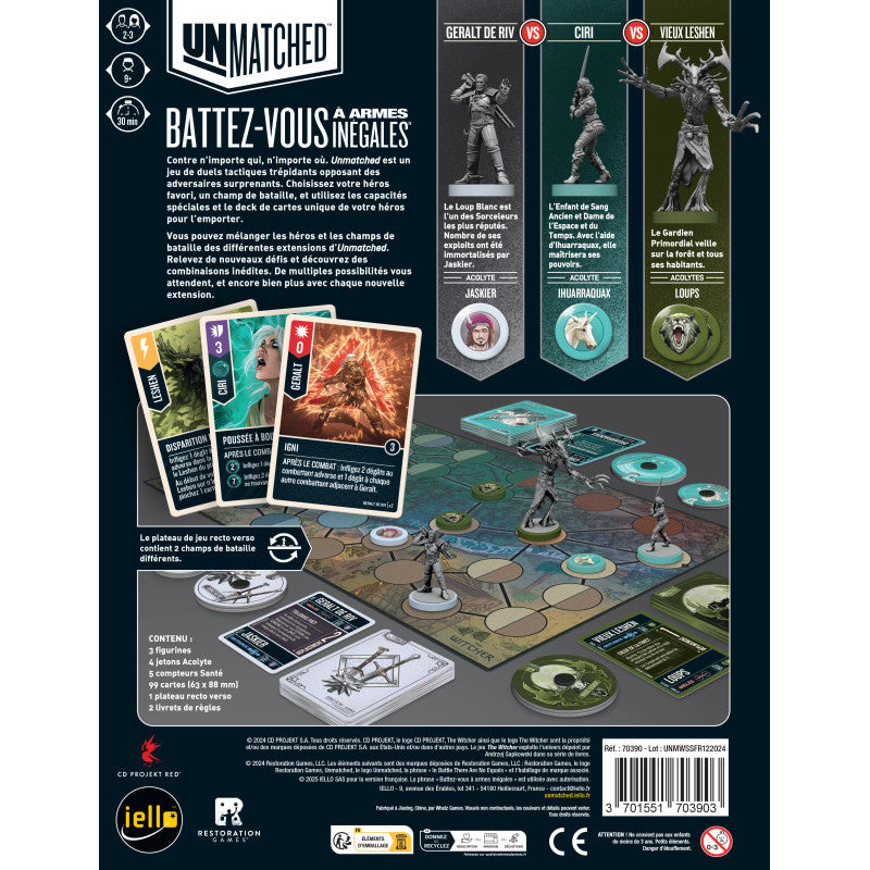 Unmatched - The Witcher : D'Argent et d'Acier