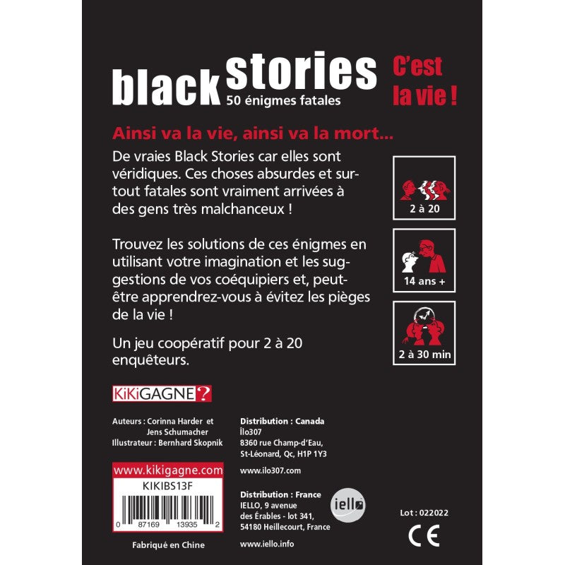 Black Stories : C'est la vie