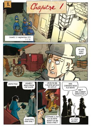 Livre Jeu - Bd Sherlock Holmes - Jack l'éventreur
