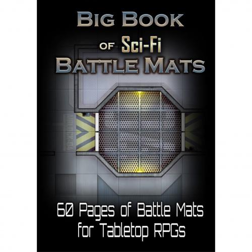 JDR Livre plateau de jeu : Big Book of Sci-Fi Battle Mats (A4)