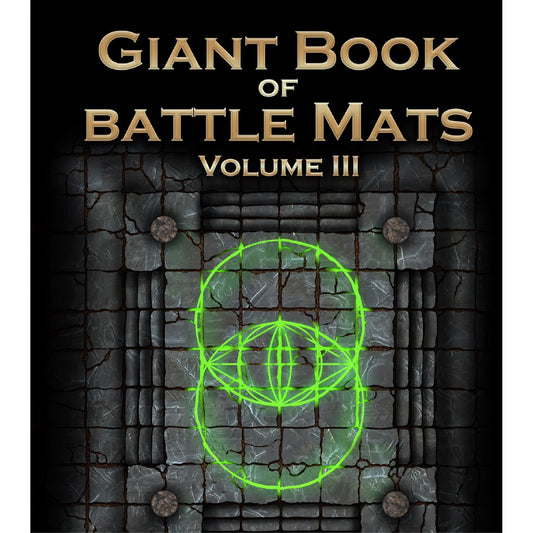 JDR Livre plateau de jeu : Giant Book of Battle Mats - vol. 3 A3