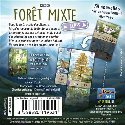 Forêt mixte : Extension Alpes