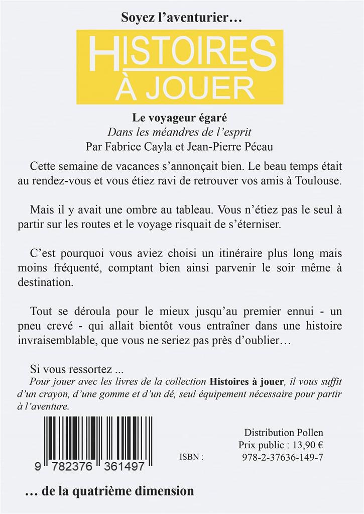 Livre jeu - 4ème dimension : Le Voyageur égaré