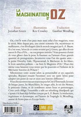 Livre Jeu - La Machination d'Oz