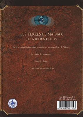 JDR Les terres de Matnak - Livret de joueur