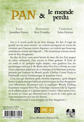 Livre Jeu - Pan et le Monde Perdu