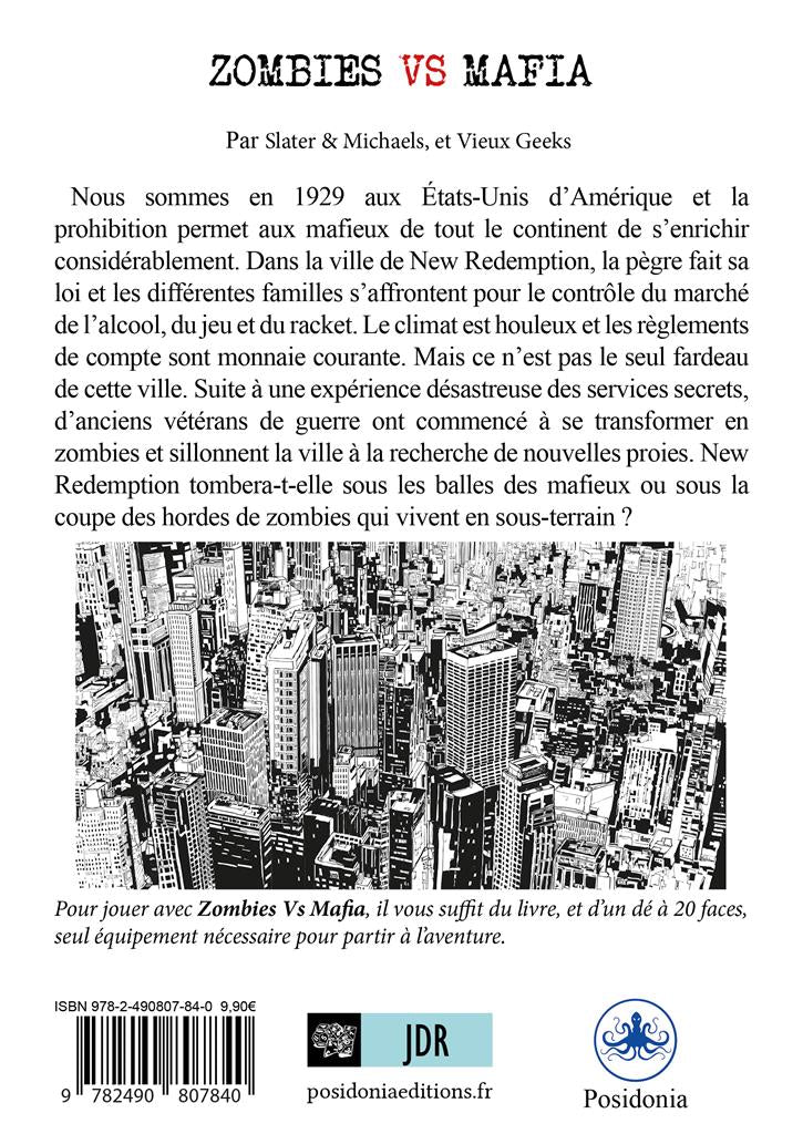 Livre Jeu - Zombies VS Mafia
